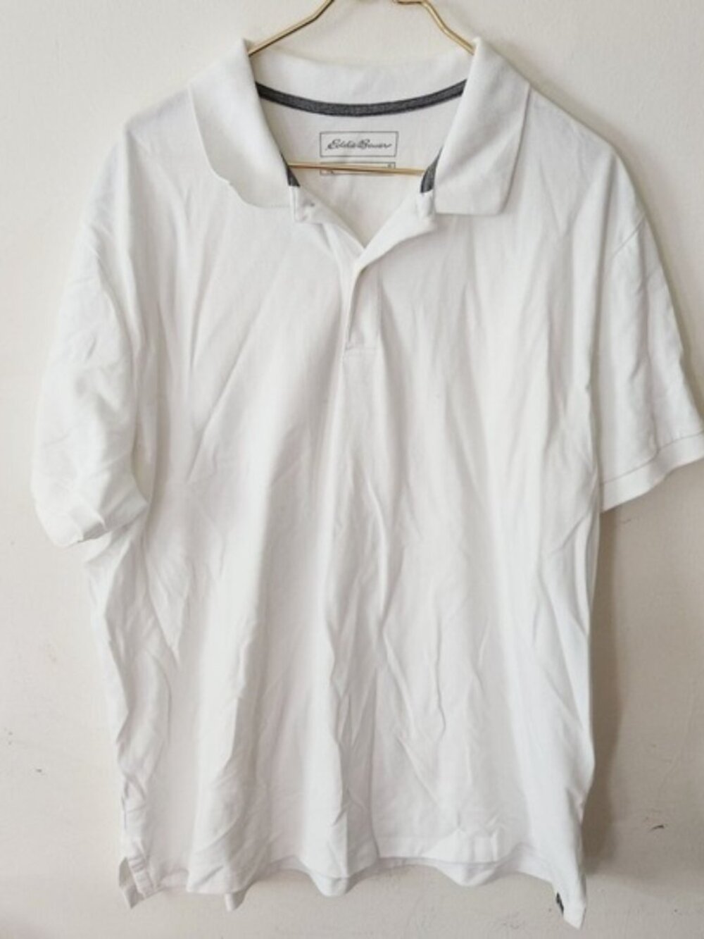 Eddie Bauer Outdoor White Polo Men's Size XL
